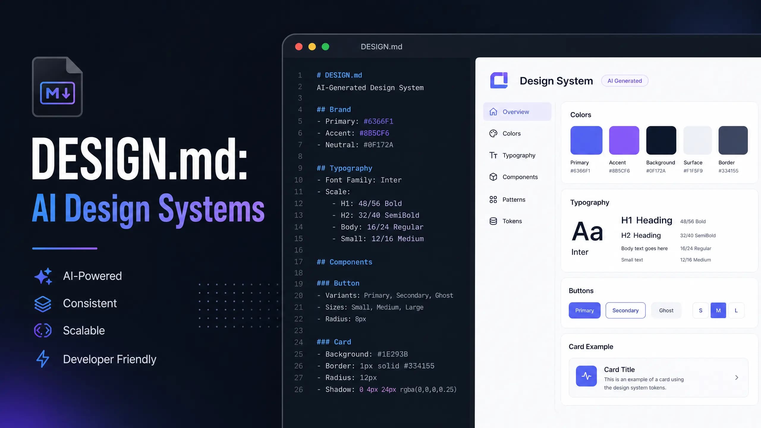 DESIGN.md: AI Design Systems