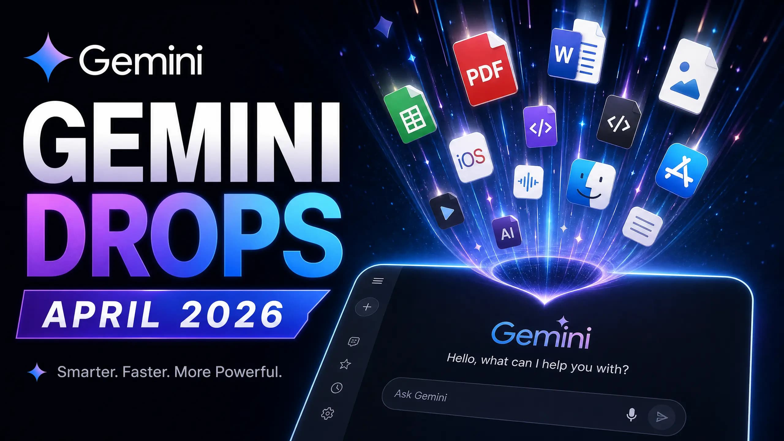 Gemini April 2026 Drops: Mac App, File Generation & More
